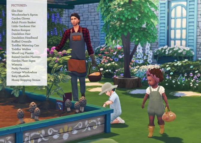 Sims 4 Cottage Garden Stuff Pack at The Plumbob Tea Society
