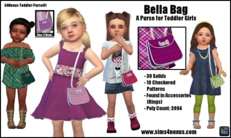 Bella Bag by SamanthaGump at Sims 4 Nexus