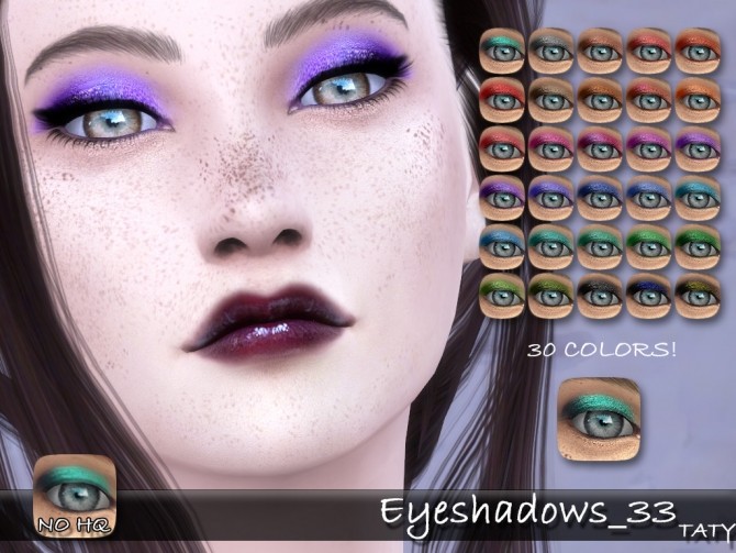 Sims 4 Eyeshadows 33 at Taty – Eámanë Palantír