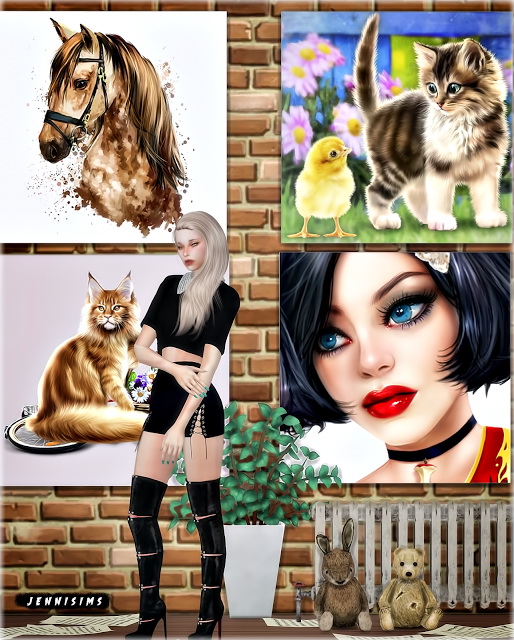 Sims 4 Paintings Party Time (20designs) at Jenni Sims