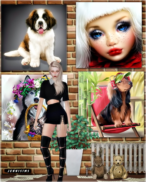 Sims 4 Paintings Party Time (20designs) at Jenni Sims