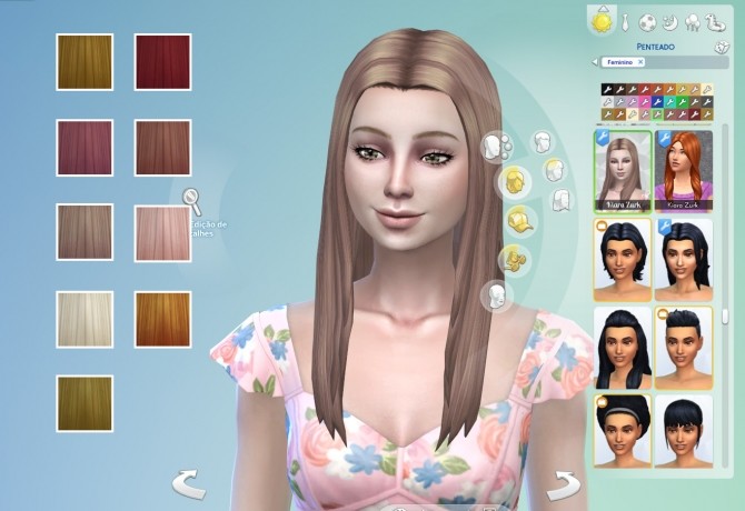 Sims 4 Allison Hair at My Stuff