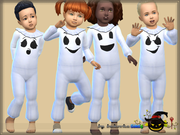 Sims 4 Ghost Overalls by bukovka at TSR