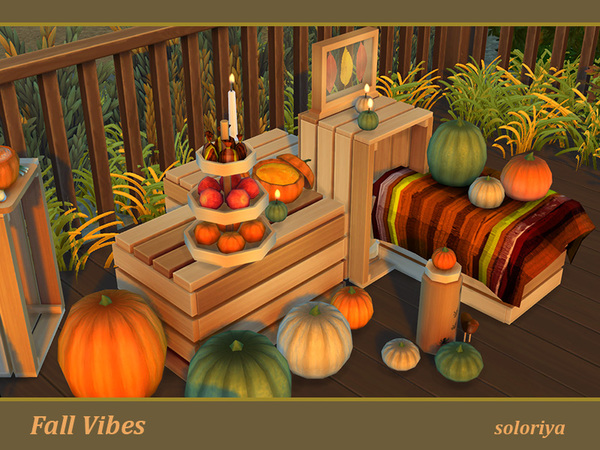 Fall Vibes set by soloriya at TSR » Sims 4 Updates