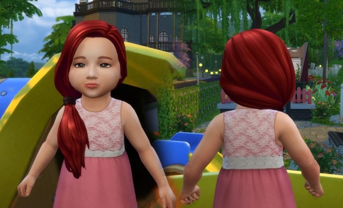 Sims 4 Side Pony Hair T at My Stuff