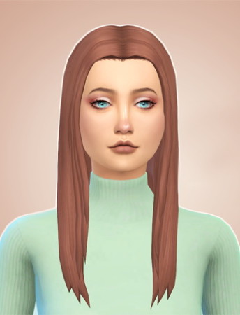 Kiara Zurk’s Allison Hair recolor by Naevys at SimsWorkshop