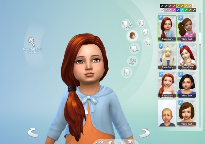 Sims 4 Side Pony Hair T at My Stuff