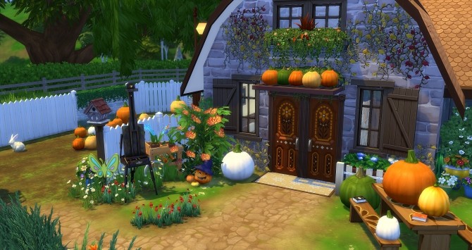 Sims 4 Pumpkin Pie house at Studio Sims Creation