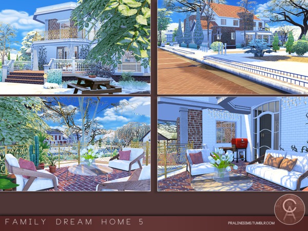 Sims 4 Family Dream Home 5 by Pralinesims at TSR