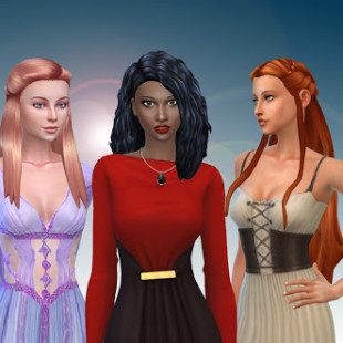 Hair 252F (Skysims) at May Sims » Sims 4 Updates