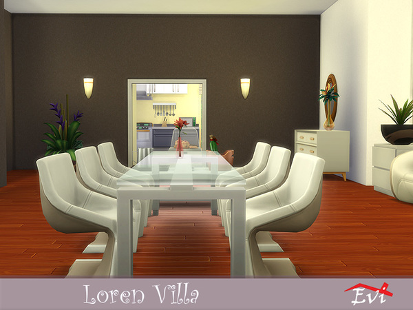Sims 4 Loren Villa by evi at TSR