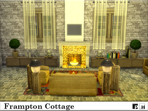 Sims 4 Frampton Cottage by Pinkfizzzzz at TSR