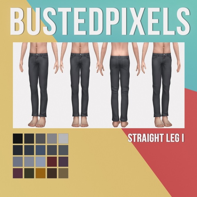 Sims 4 Male Basics Pt.2 Bottoms at Busted Pixels