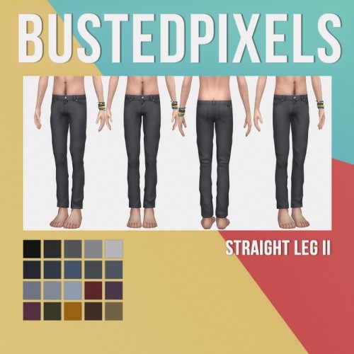 Male Basics Pt.2 Bottoms at Busted Pixels » Sims 4 Updates