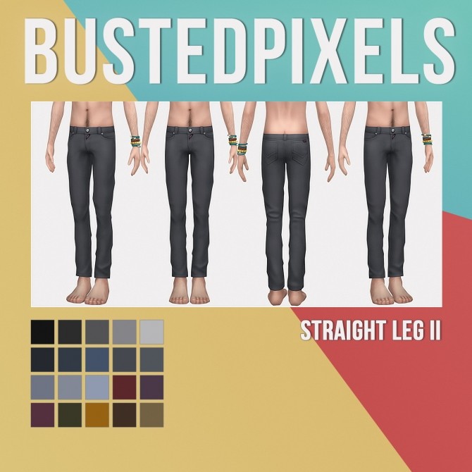 Sims 4 Male Basics Pt.2 Bottoms at Busted Pixels