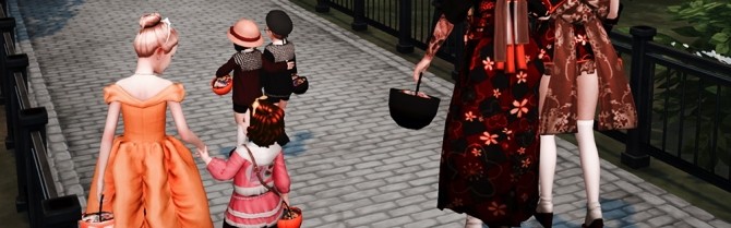 Sims 4 SBQV Halloween Treats Bucket at qvoix – escaping reality