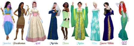 Historically Accurate Princess Series Part 1 at The Sims 4 Middle Easterners & South Asians