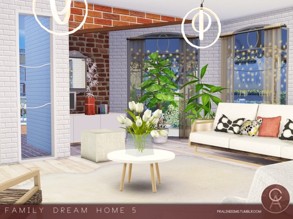 Sims 4 Family Dream Home 5 by Pralinesims at TSR