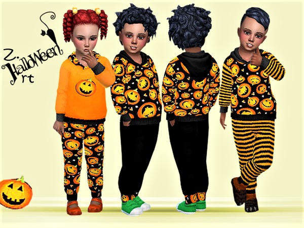 Sims 4 Halloween BabeZ 02 outfit by Zuckerschnute20 at TSR