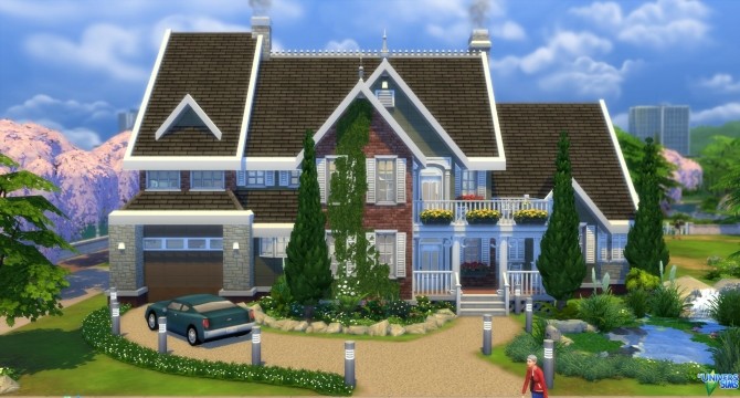 Sims 4 Welcome Suburban Family by Vanderetro at L’UniverSims