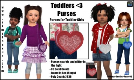 Toddlers Purses by SamanthaGump at Sims 4 Nexus