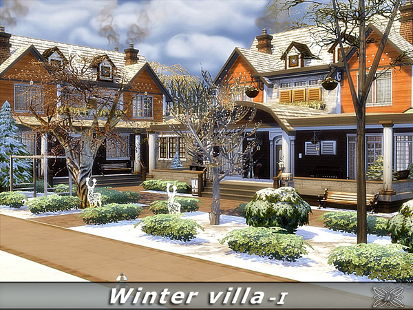 Sims 4 Winter villa I by Danuta720 at TSR