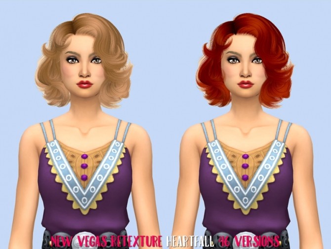 Sims 4 9 hair retextures dump at Heartfall