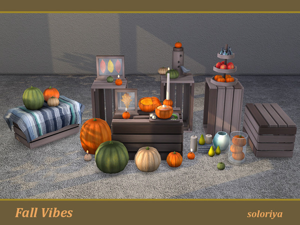 Sims 4 Fall Vibes set by soloriya at TSR