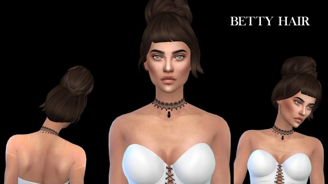 Sims 4 Betty Hair at Leo Sims