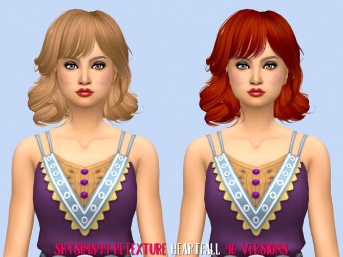 9 Hair Retextures Dump At Heartfall Sims 4 Updates