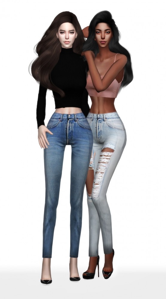 Sims 4 GPME Shaping Skinny Jeans at GOPPOLS Me