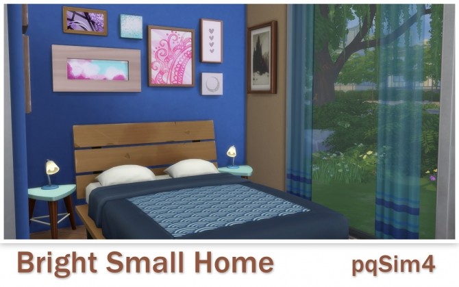 Sims 4 Bright Small Home at pqSims4