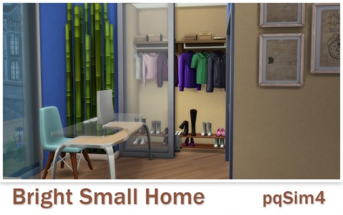 Sims 4 Bright Small Home at pqSims4