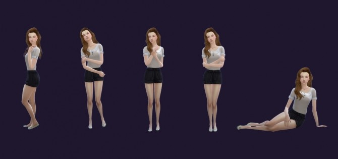 Sims 4 Model Poses for women at Lutessa