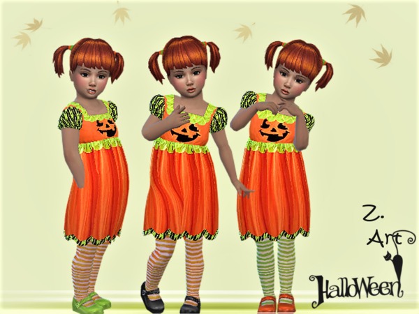 Sims 4 Halloween BabeZ. 01 Set by Zuckerschnute20 at TSR