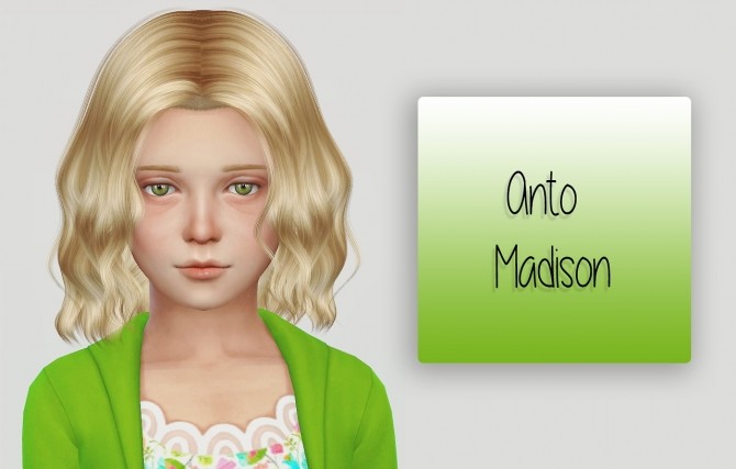Sims 4 Anto Madison Kids Version at Simiracle