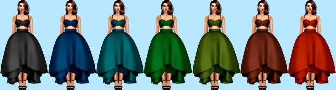 Sims 4 Giglio Top & Skirt Conversion at Astya96