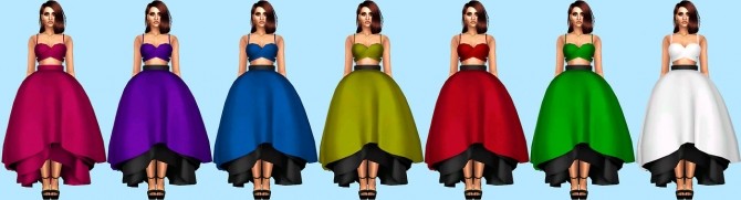 Sims 4 Giglio Top & Skirt Conversion at Astya96