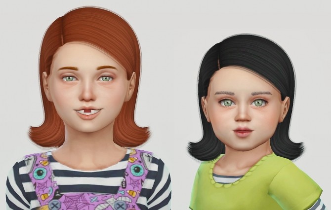 Sims 4 Ade Riri Hair Kids & Toddlers at Simiracle