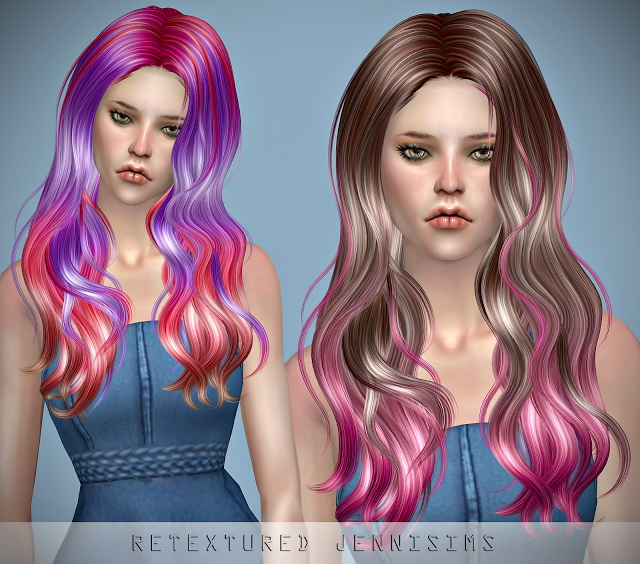 Sims 4 Newsea Dynasty​ Hair retexture at Jenni Sims