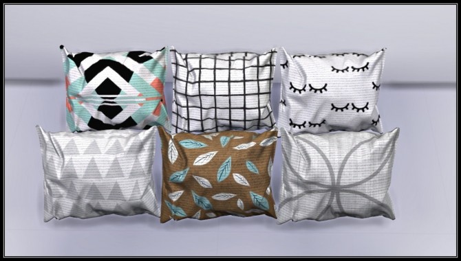 Sims 4 Pillow Collection #1 at TaTschu`s Sims4 CC