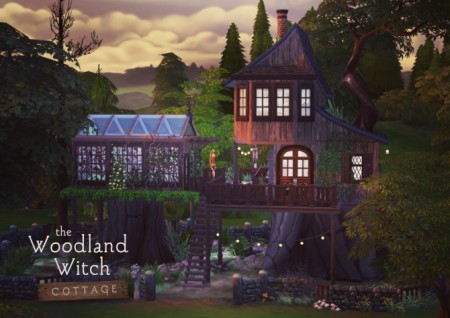 The Woodland Witch Cottage at Femmeonamissionsims