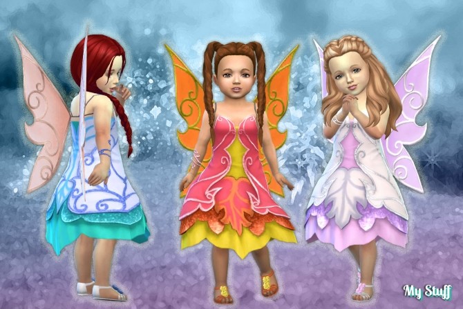 Sims 4 Fairy Dress for Toddlers at My Stuff