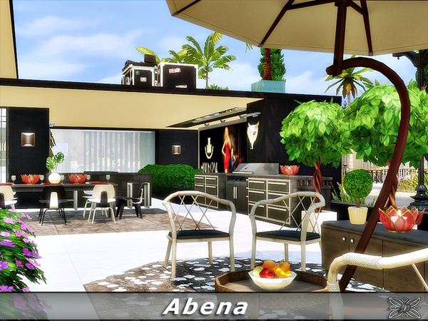 Sims 4 Abena house by Danuta720 at TSR
