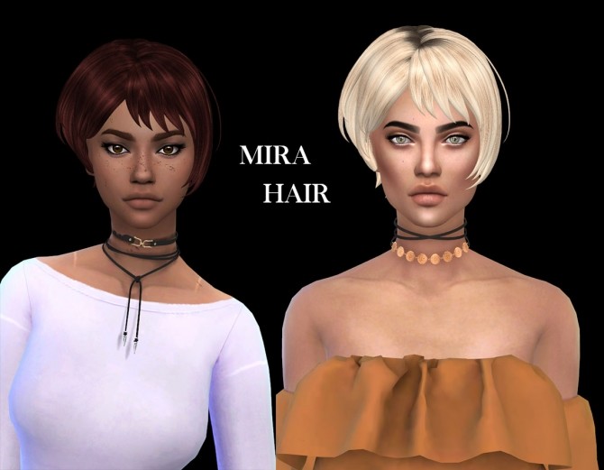 Sims 4 Mira Hair at Leo Sims
