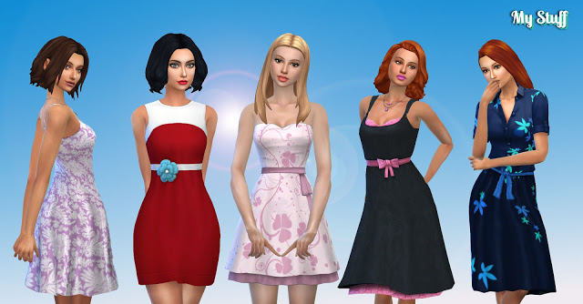 Sims 4 Dress Pack 3 at My Stuff