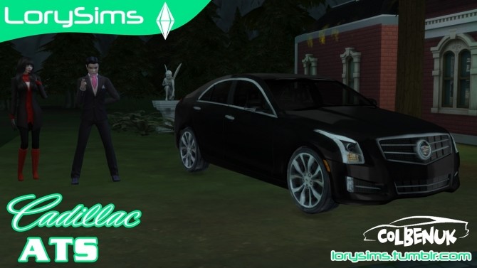 Sims 4 Cadillac ATS at LorySims
