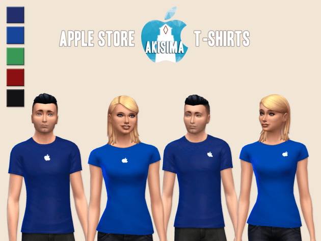 Sims 4 APPLE STORE at Akisima