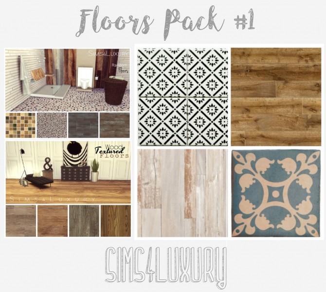Sims 4 Floors Pack #1 at Sims4 Luxury