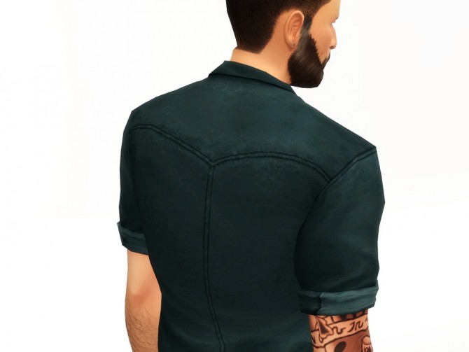 Sims 4 Hunter shirt 20 colors at Rusty Nail